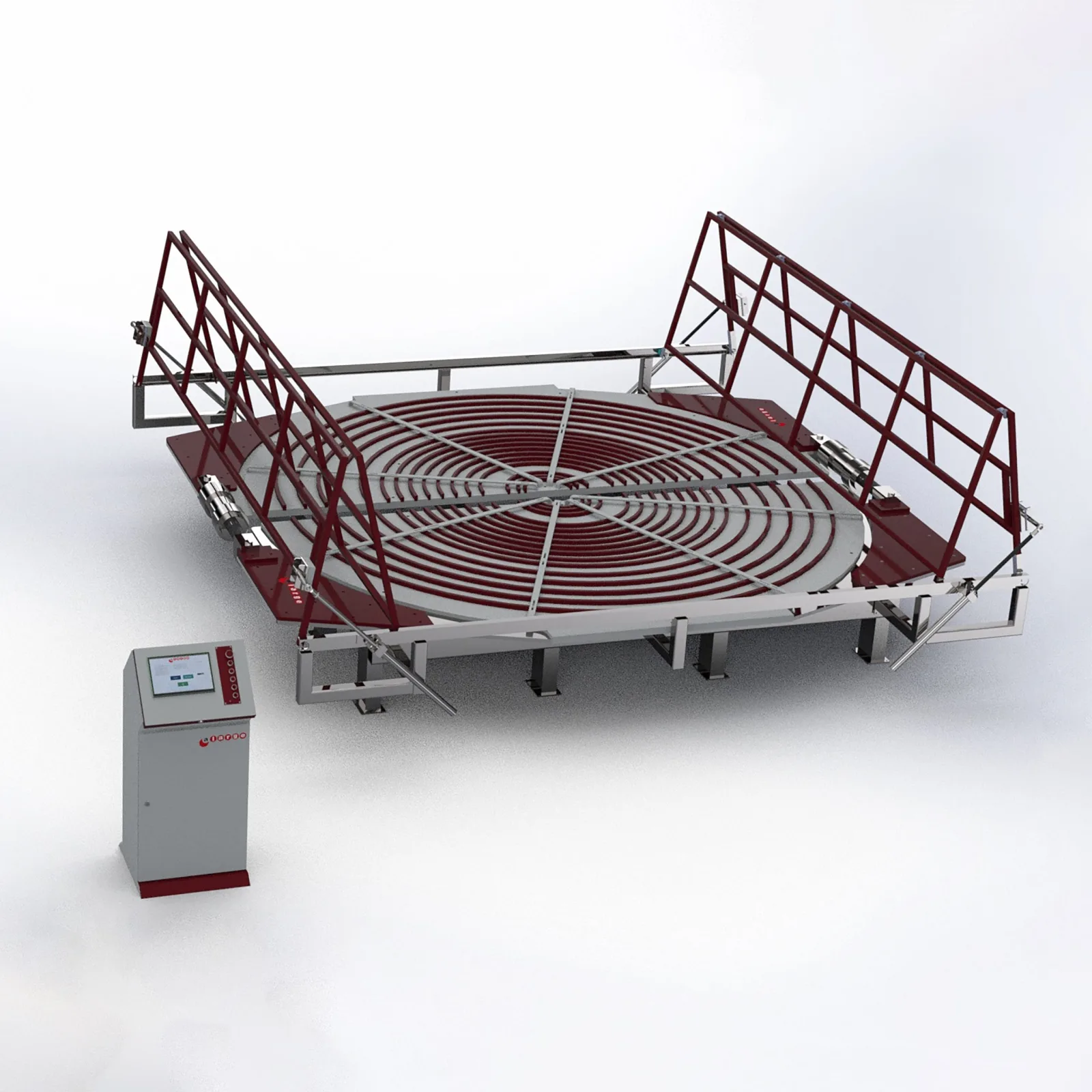 Glass Reinforced Polyester Split Disc Testing Machine